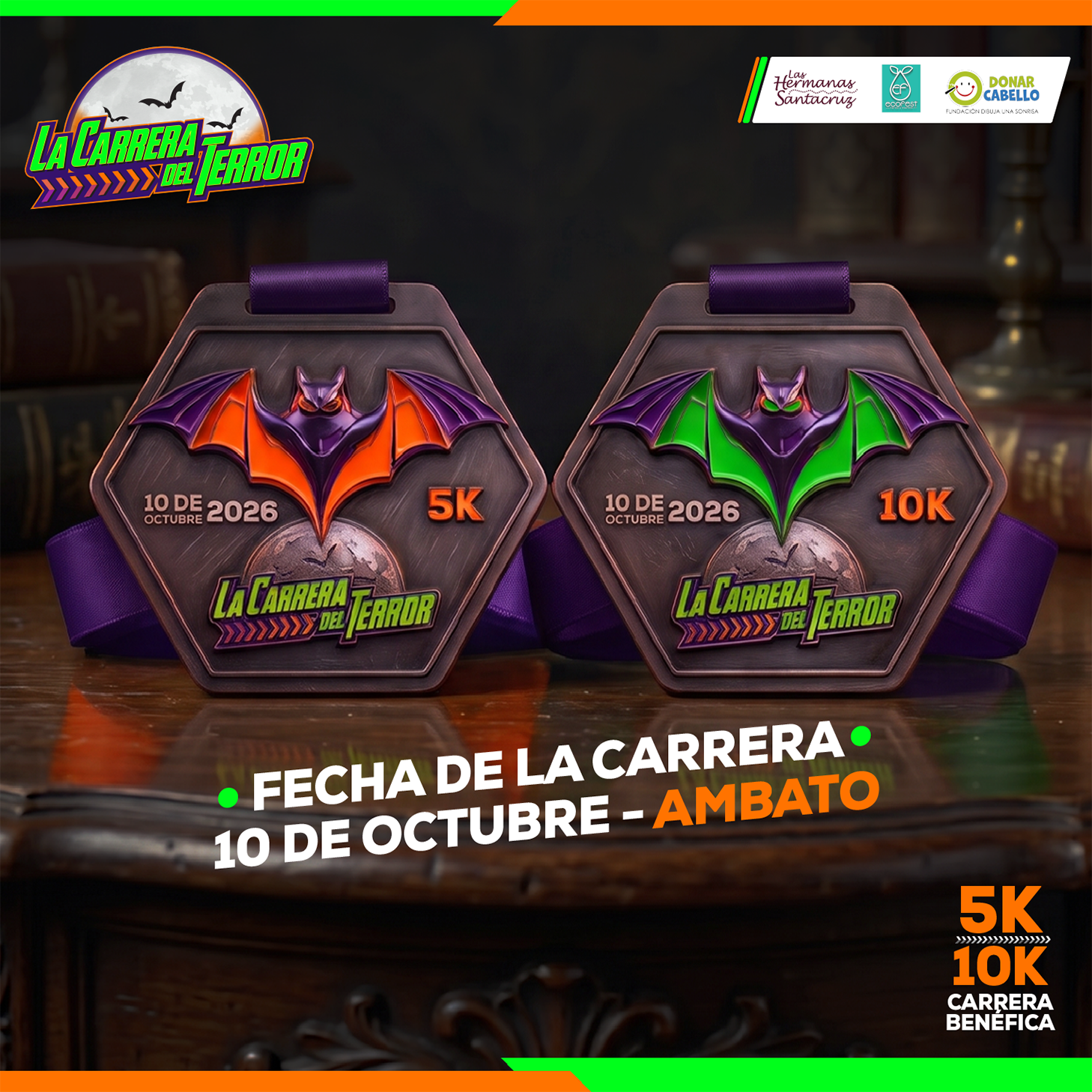 Medallas oficiales de 5K o 10K